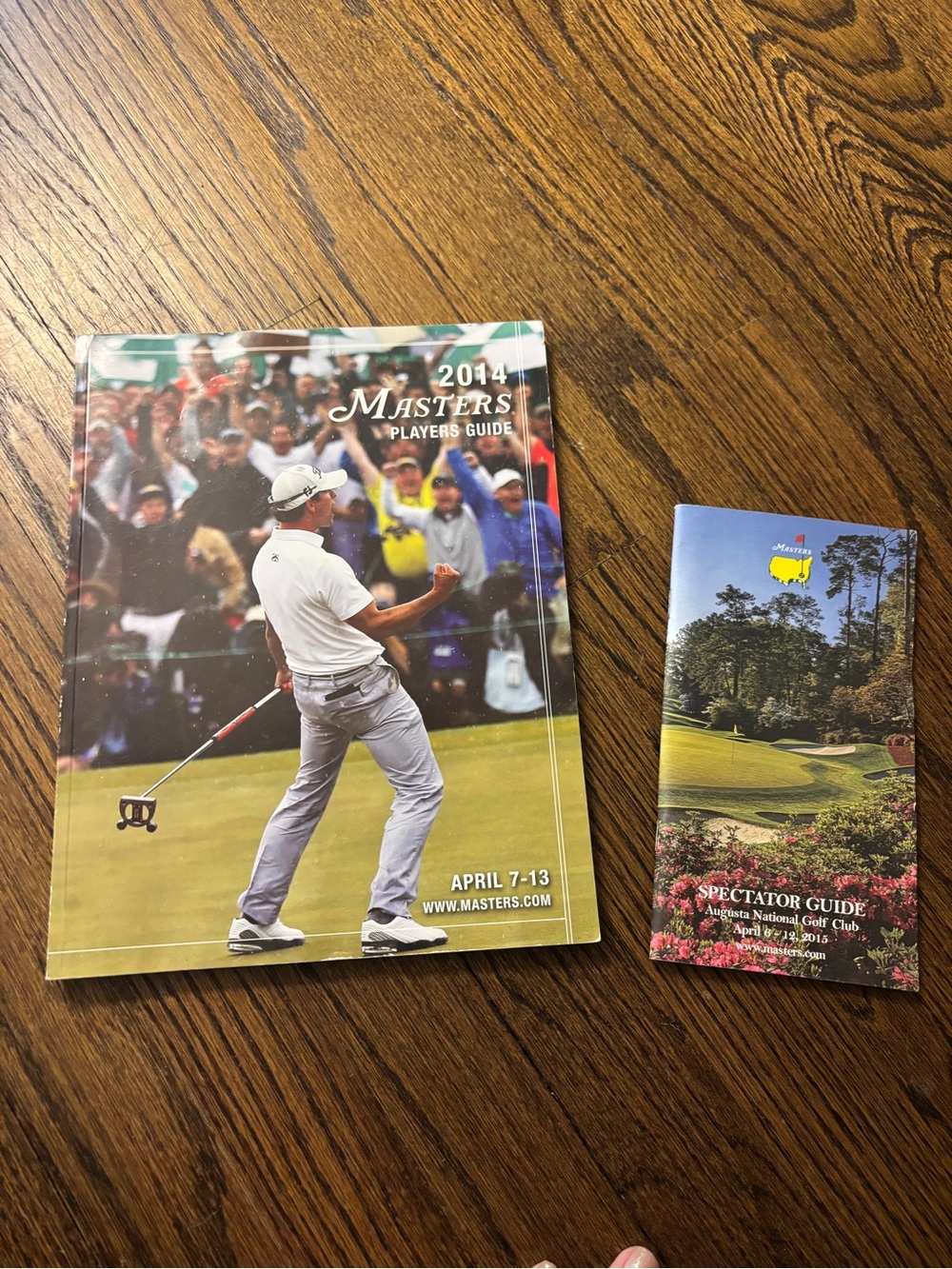 2014 Masters Players Guide & 2015 Spectator Guide - Golf Tournament Booklets